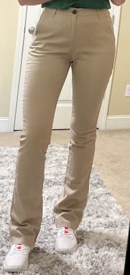 Old Navy Womens 16 LONG (Actual 38x34) Tan Stretch Pants --NWT