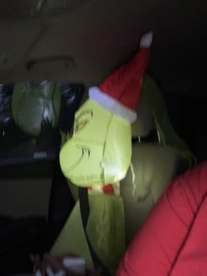  Christmas Inflatables Grinch Car Buddy Inflatable Ride