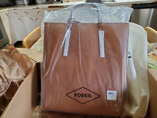 Fossil camilla convertible discount large leather backpack