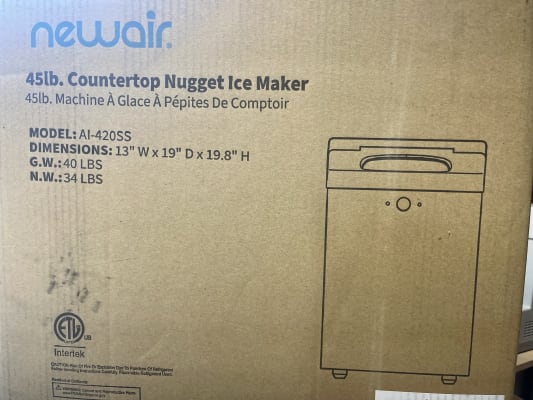 NewAir 45lb. Nugget Countertop Ice Maker with Self-Cleaning Function