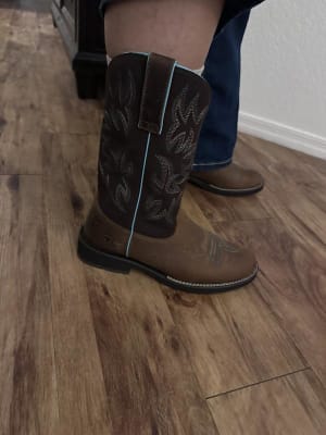 Bottes Western Ariat Delilah 10021457 - Femme - Marron/Turquoise - Taille US 6.5 / EU 37