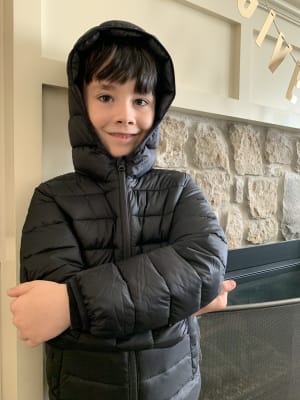 Hooded Lightweight Narrow Channel Puffer Jacket For Boys Old Navy