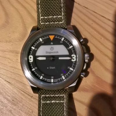 Hybrid Smartwatch HR Latitude Black 