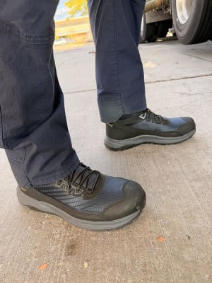 アリアナ　フット Ariat Men's Outpace Shift Mid Safety Boots - Dark Shadow
