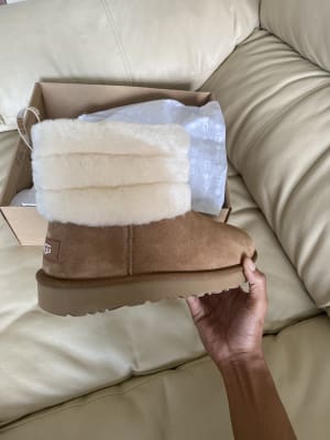 Women s Classic Mini Fluff Quilted Boot UGG Official