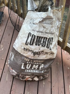 Cowboy Lump Charcoal, Hardwood, Oak & Hickory (18 Lb) Delivery Or