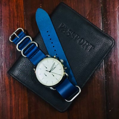 The Commuter Chronograph Brown Leather 