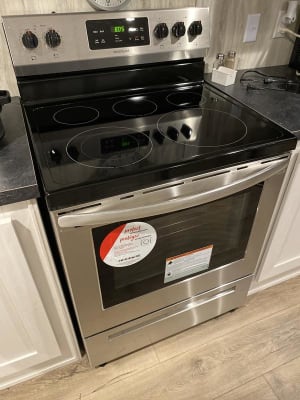 frigidaire stove cfef3054uw