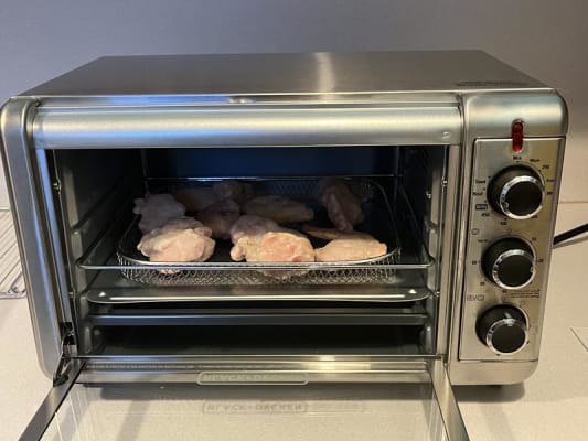 Black N Decker Crisp' N Bake Air Fry Toaster Oven for Sale in Lacey, WA -  OfferUp