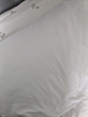 White Super Soft Fitted Bed Sheet Pillowcase Bundle Matalan