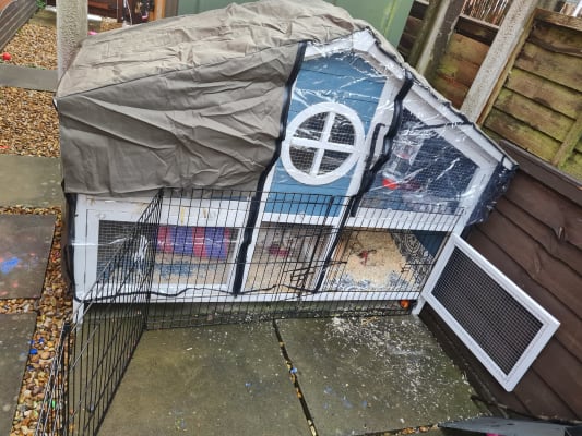 Pets at home hutch cover discount
