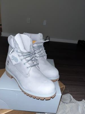 Timberland 6 Inch Premium Mens Boots Beige Brown Wheat 10061