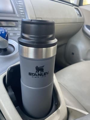 Stanley The Trigger-Action Travel Mug 350 ml, white, thermos
