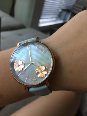 fossil flower watch