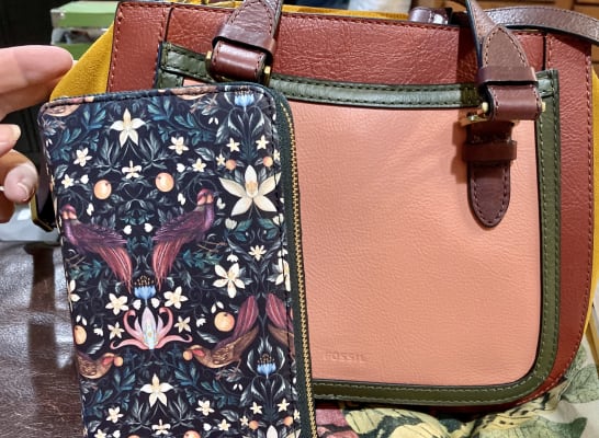Fossil brooke hotsell leather satchel
