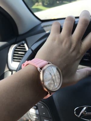 Hybrid Smartwatch Tailor Dark Navy Leather