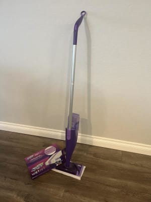 Swiffer Sweeper 2-in-1 Dry + Wet Floor Mopping And Sweeping Kit 1