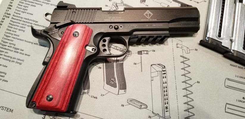 GSG 1911 AD-OPS Semi-Automatic Pistol 22 Long Rifle 5 Barrel ...
