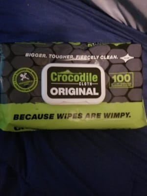 Crocodile Cloth Alcohol Free Antibacterial Wipes 1 Pack/ 80 Wipes 8150 from  Crocodile Cloth - Acme Tools