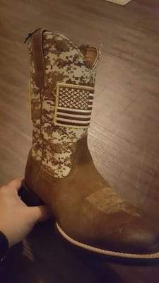 Camo american hotsell flag boots
