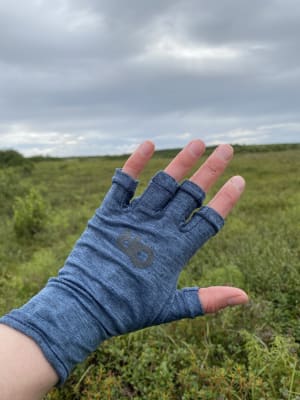 Outdoor Research ActiveIce Sun Gloves - Naval Blue Heather