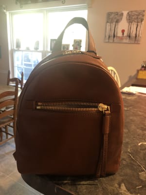 fossil megan backpack red