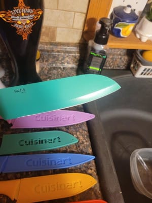 Cuisinart Advantage 12-Piece Gray Knife Set with Blade Guards C55-12PCG