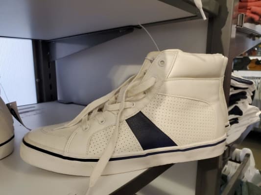 Textured Faux Leather High Tops for Men Old Navy