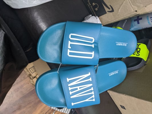 Old navy clear slides on sale