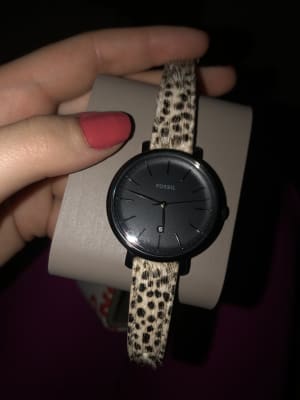 Leopard fossil watch new arrivals