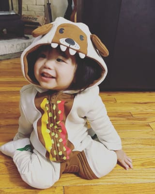 Unisex Hot Dog Costume Hooded One Piece for Baby Old Navy