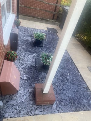 Blue slate chippings wickes discount