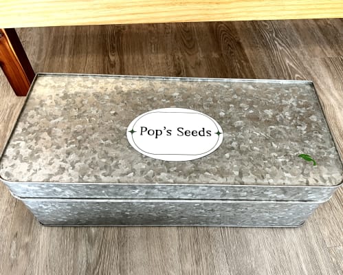 Metal Seed Storage Container - Seed Saver Kit