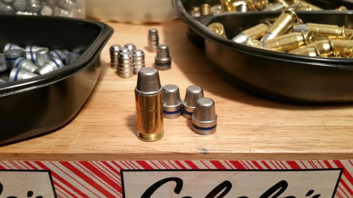 RCBS BULLET MOULD #82046 45 AUTO 200 GR . SWC ORIGINAL BOX & GUIDE