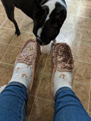Glitter moccasins shop old navy