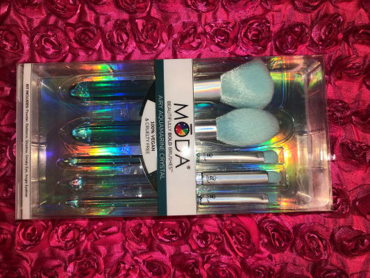 MŌDA Metallics 5-teiliges Augen-Make-up-Set – Vegane Pinsel Für Kräftige Looks