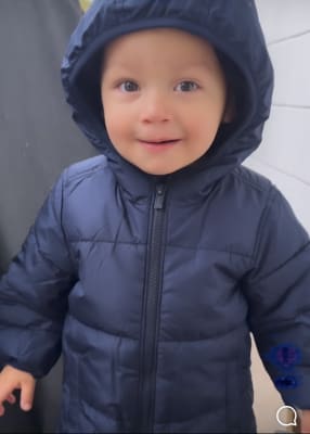 Unisex Water Resistant Hooded Frost Free Puffer Jacket for Toddler