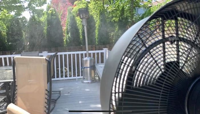 Frigidaire Misting Fan | Black, 500 sq 