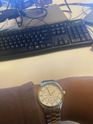 Two-Tone Stainless Steel Watch 