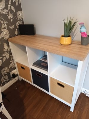 Clever Cube 2x3 Shelving Unit with Legs White Homebase