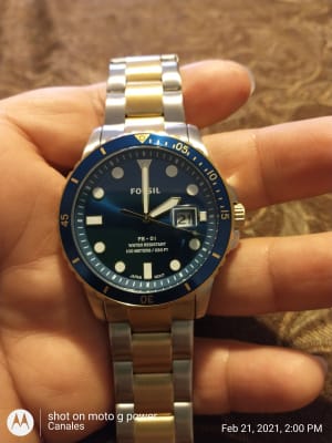 Two-Tone Stainless Steel Watch 