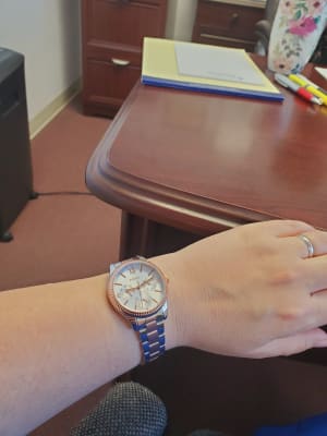 Two-Tone Stainless Steel Watch 