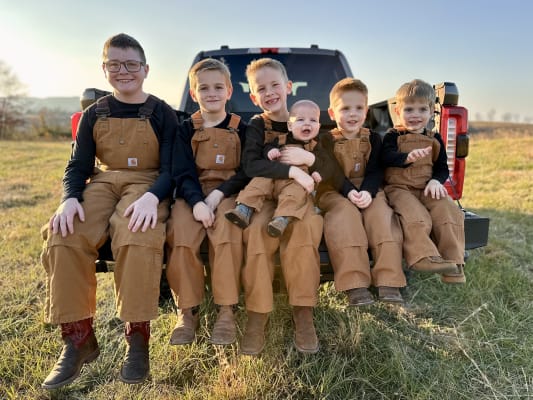 Boys carhartt coveralls top