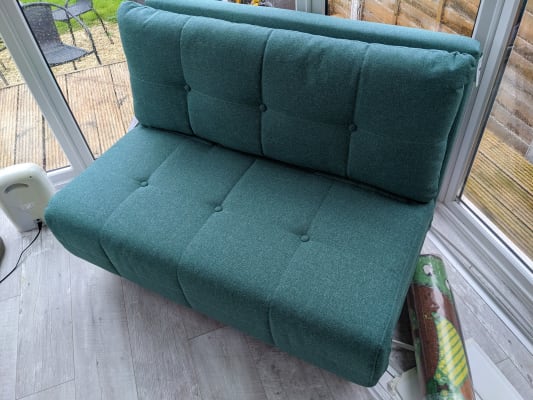 Freya Button Folding Sofa Bed Jade Homebase