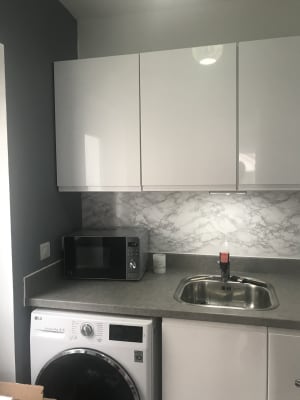 Wickes white shop gloss kitchen units