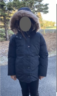 Faux Fur Trim Hooded Parka Coat for Girls Old Navy