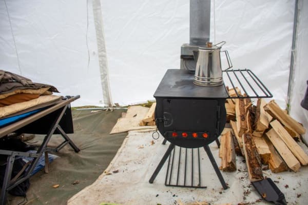 Alpine camp chef wood stove discount