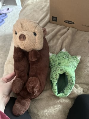Sea otter slippers cheap