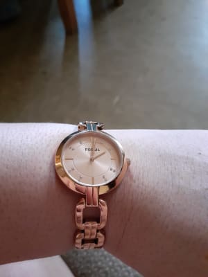 Fossil women's kerrigan quartz stainless steel clearance dress quartz watch