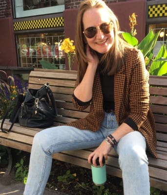Old navy boyfriend blazer discount